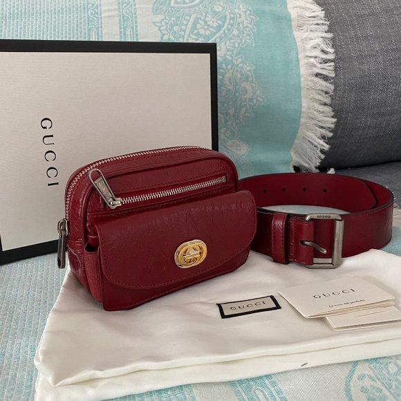 GUCCI Belt Bag with Logo - Picture 1 of 5